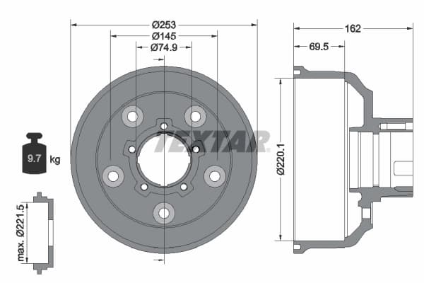 Tambour de frein
