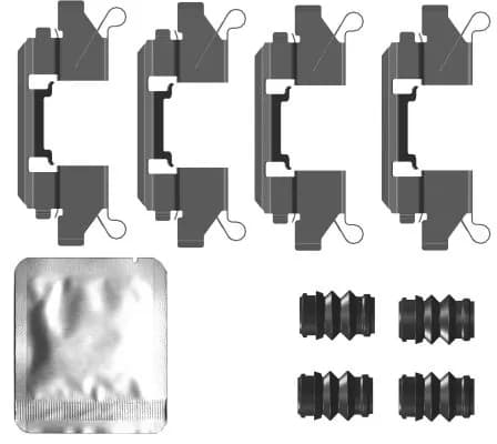 Kit d'accessoires, plaquette de frein a disque