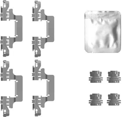 Kit d'accessoires, plaquette de frein a disque