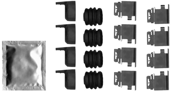 Kit d'accessoires, plaquette de frein a disque