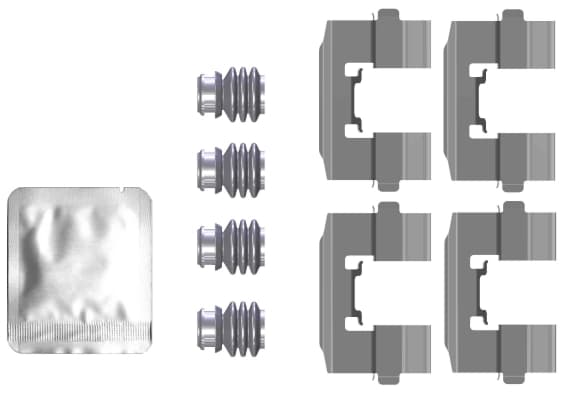 Kit d'accessoires, plaquette de frein a disque