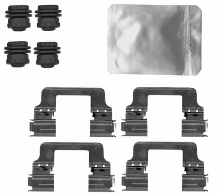 Kit d'accessoires, plaquette de frein a disque