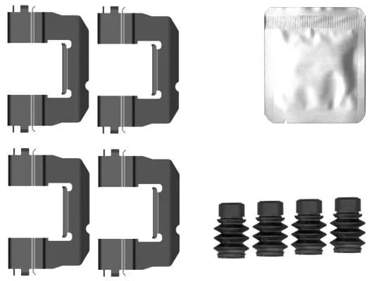 Kit d'accessoires, plaquette de frein a disque