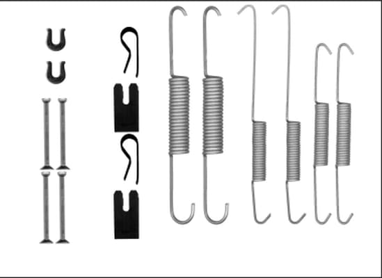 Kit d'accessoires, mâchoire de frein