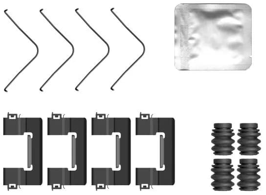 Kit d'accessoires, plaquette de frein a disque