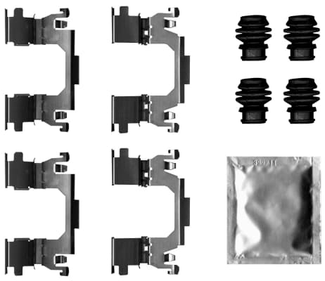 Kit d'accessoires, plaquette de frein a disque