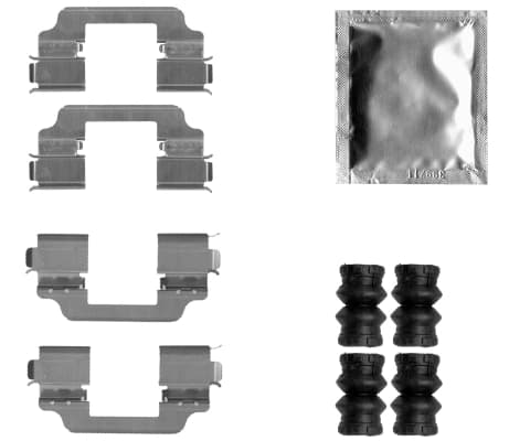 Kit d'accessoires, plaquette de frein a disque