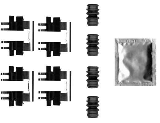 Kit d'accessoires, plaquette de frein a disque