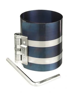 Bande de serrage du segment de piston