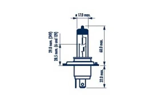 Ampoule, projecteur longue portée