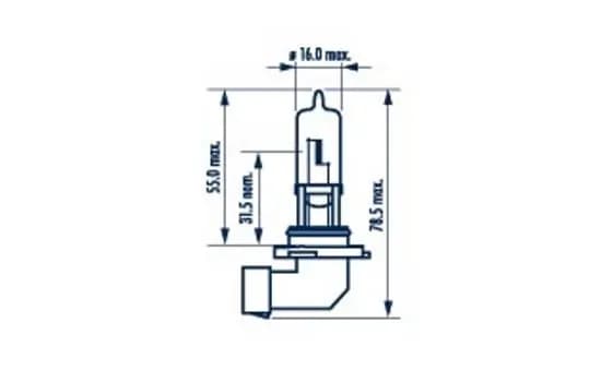 Ampoule, projecteur longue portée