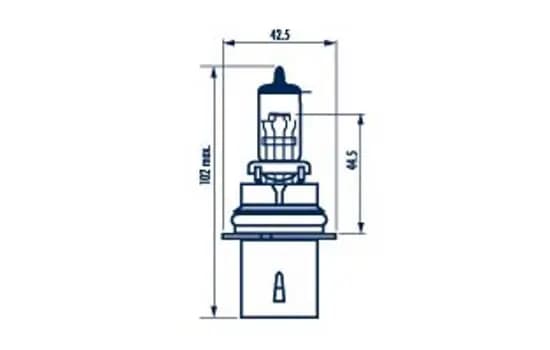 Ampoule, projecteur longue portée