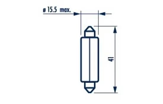 Ampoule, éclairage intérieur (sans ECE)