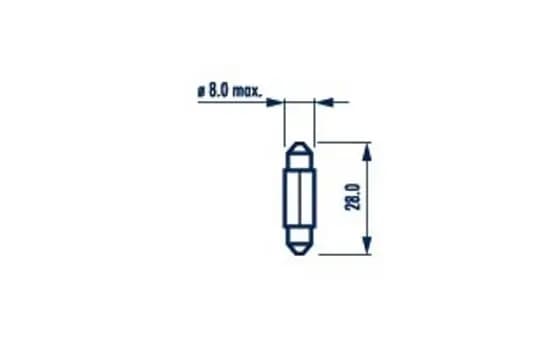 Ampoule, éclaireur de coffre a bagages (sans ECE)