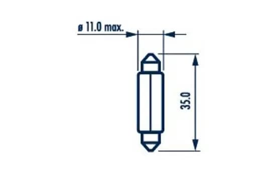 Ampoule, feu éclaireur de plaque