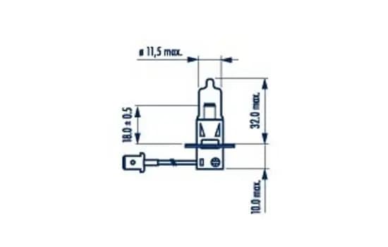 Ampoule, projecteur longue portée