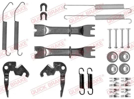 Kit d'accessoires, mâchoire de frein