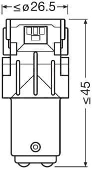Ampoule, feu de position/d'encombrement (sans ECE)
