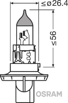 Ampoule, projecteur longue portée