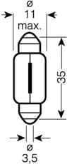 Ampoule, éclairage intérieur