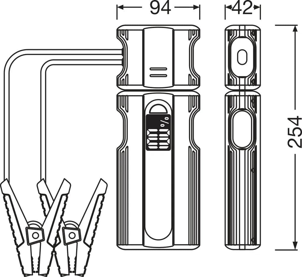 BATTERIE DE DÉMARRAGE AU LITHIUM JUMPSTART 1500 12 V DÉMARRAGE : 1500 A