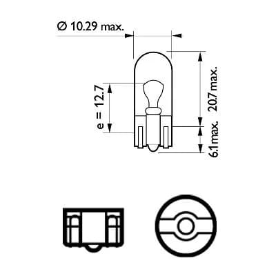Ampoule, feu de sécurité des portes
