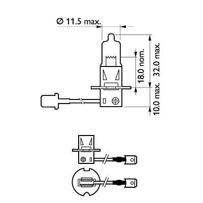 Ampoule, projecteur antibrouillard