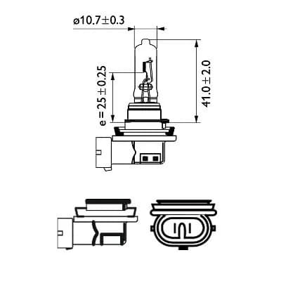 Ampoule, projecteur longue portée