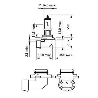 Ampoule, projecteur principal