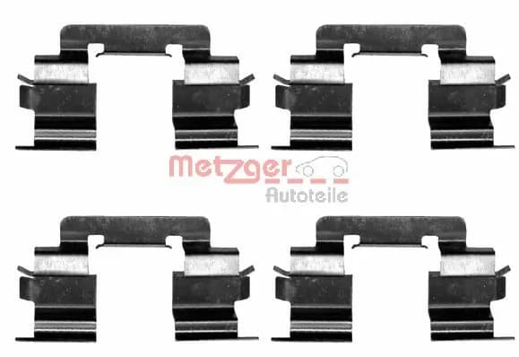 Kit d'accessoires, plaquette de frein a disque