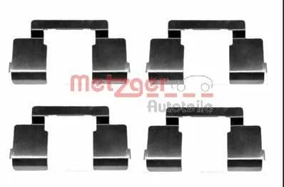 Kit d'accessoires, plaquette de frein a disque