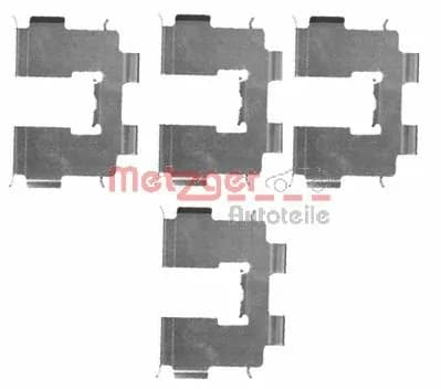 Kit d'accessoires, plaquette de frein a disque