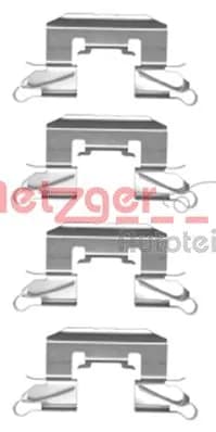 Kit d'accessoires, plaquette de frein a disque