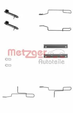 Kit d'accessoires, plaquette de frein a disque