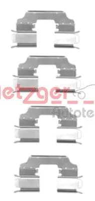 Kit d'accessoires, plaquette de frein a disque
