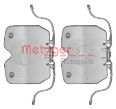 Kit d'accessoires, plaquette de frein a disque