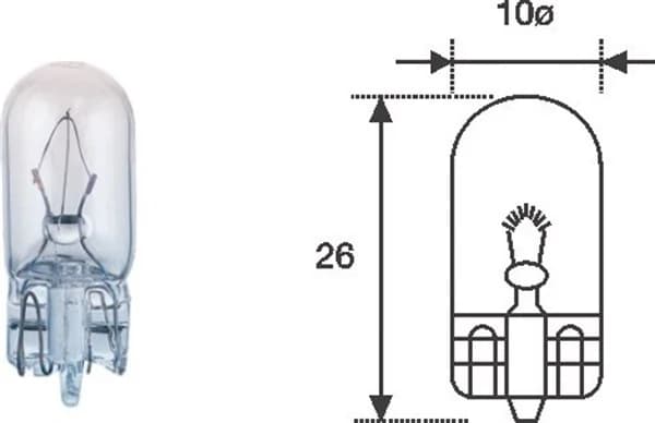 Ampoule, éclairage des instruments