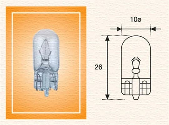 Ampoule, éclairage des instruments