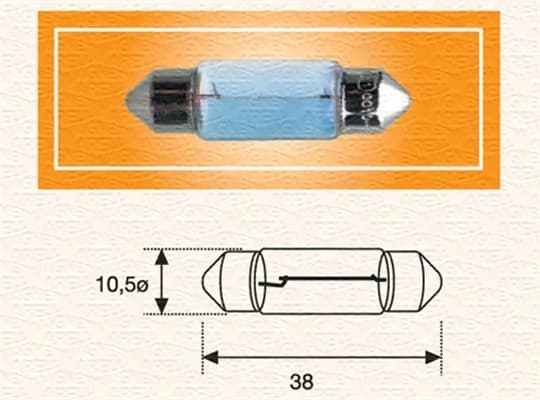 Ampoule, éclaireur de coffre a bagages