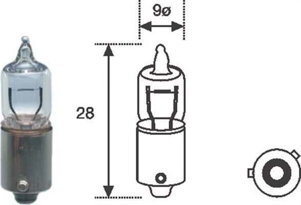 Ampoule, éclairage intérieur