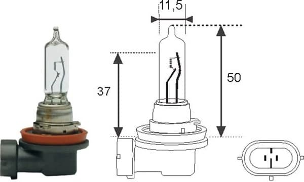 Ampoule, projecteur longue portée